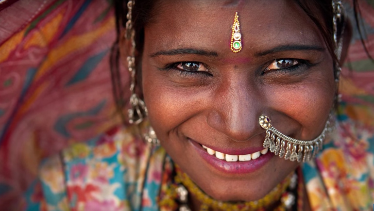 Retrato de una mujer sonriendo